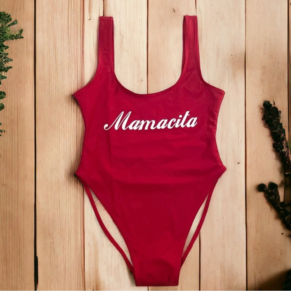 NWT Private Party Red Mamacita Swimsuit - Size M/L - Picture 1 of 6